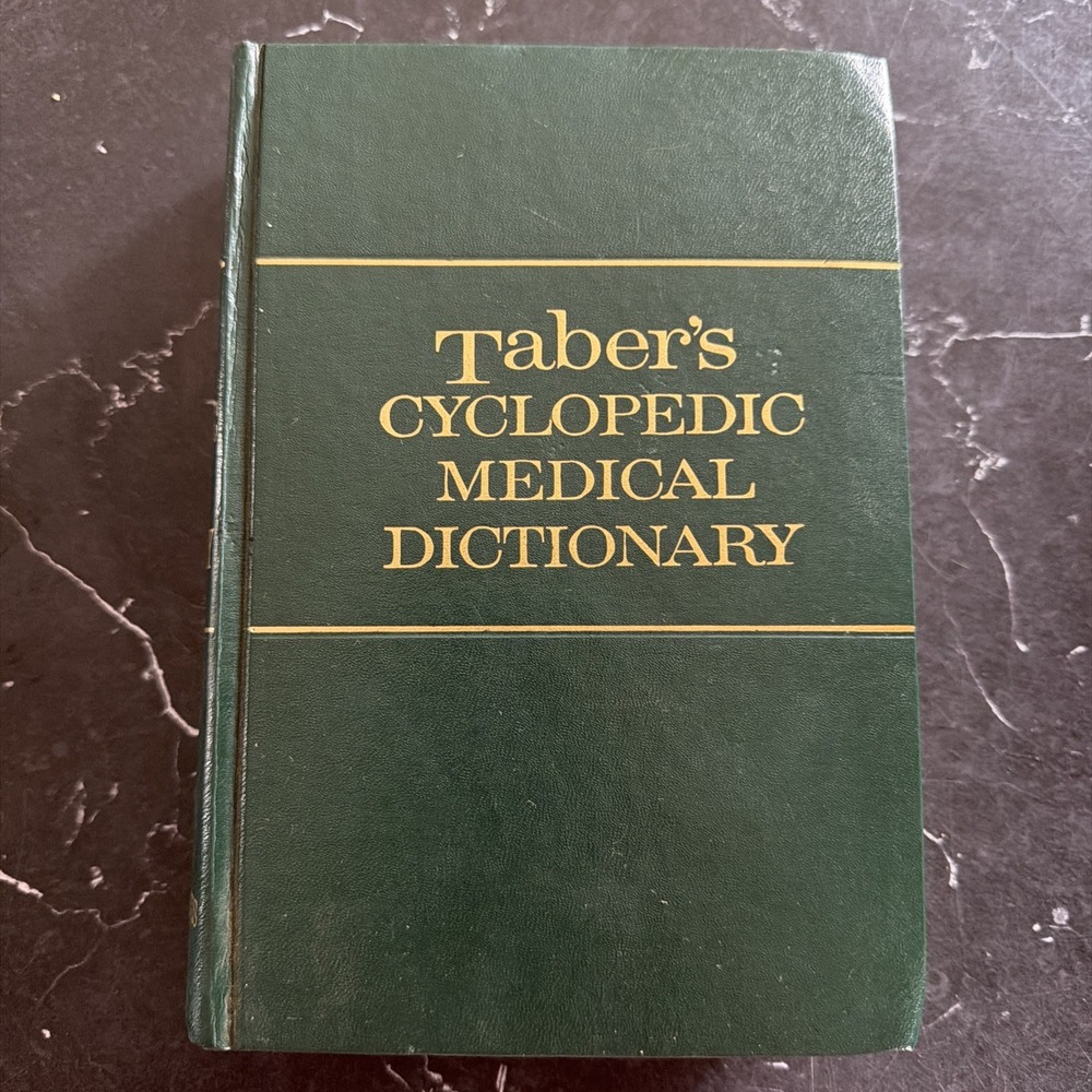 Tabers Cyclopedic Medical Dictionary Hardcover 12th Edition 1973 Clayton Thomas
